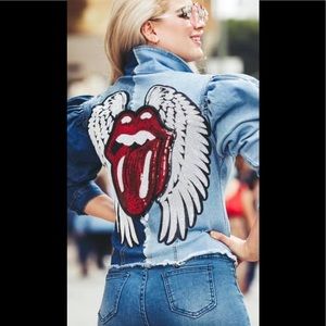 DENIM WINGS JACKET✅